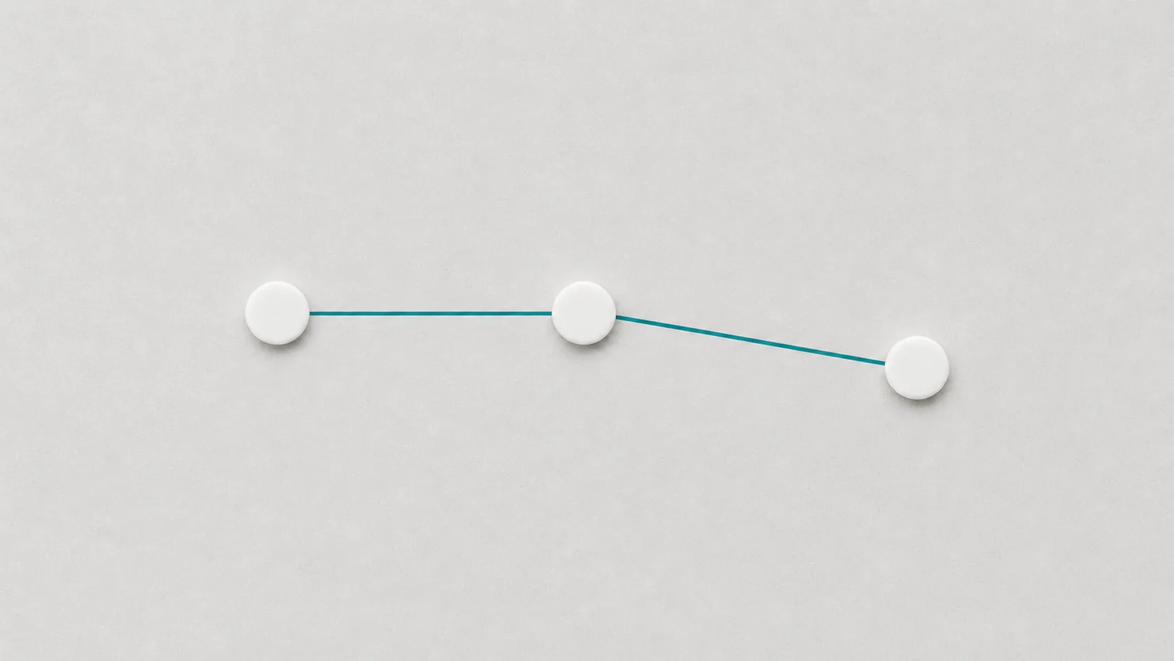 3つのノードがつながったシンプルなフロー図 — 成約につながるAI会話フローの設計